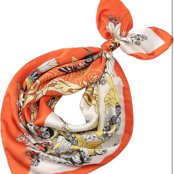 Women Head Hair Scarf Like Satin Silk Scarf Sleeping Hair Wrapping Night 27.5" - Picture 3 of 7